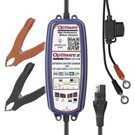 Tecmate Optimate 2 Duo: Carregador e Mantenedor de Bateria 12V/12.8V 2A - Série Bronze - imagem 1