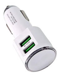 Carregador Veicular Turbo 3.4A com 2 Portas USB e Cabo USB-C: Carga Rápida e Segura em Qualquer Lugar! - imagem 3
