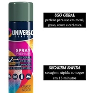 Tinta Spray Verde Escuro 400ml: Acabamento Perfeito em Aço, Ferro, Couro e Mais (Kit 2 Unidades) - imagem 4