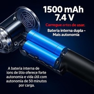 Aspirador Portátil 2 em 1: Potência 6000Pa para Carro, Casa e Teclado | USB Recarregável e Filtro HEPA - imagem 5