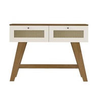 Aparador TRAMA 1,10m com 2 Gavetas Telescópicas e Design Palha Cinamomo | Estilo Boho Chic Moderno - imagem 4