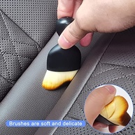 Kit 2 Escovas de Limpeza Automotiva DLAND: Interior Impecável e Detalhado - imagem 5