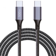 Cabo USB C Turbo 100W Trançado: Carregamento Rápido para iPhone e Samsung - 2 Metros - imagem 2