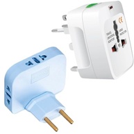 Adaptador de Tomada Universal para Viagem: Kit 2 em 1 com Múltipla Compacta e Plug Internacional Bivolt - imagem 2