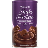 Kit 2 Shake Subs. Refeição Sanavita chocolate suiço 450g - imagem 1