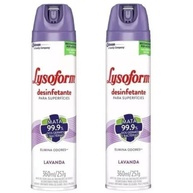 Desinfetante Lysoform Superfícies 360ml - Kit com 2 Unidades Lavanda - imagem 1