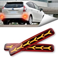 Kit 2 Luzes Refletoras LED Traseiras para Toyota Prius V e Scion tC - Segurança e Estilo Aprimorados - imagem 2