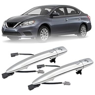 Maçanetas Externas Cromadas para Nissan Sentra, Maxima, Murano e Leaf (2009-2018) - Kit 2 Unidades - imagem 2