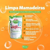 Kit 2 Refis Limpa Mamadeiras Bioclub® - Higienizador Natural Vegano e Orgânico para Mamadeiras e Utensílios do Bebê - imagem 3