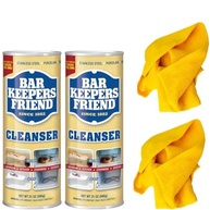 Bar Keepers Friend Kit Limpeza e Polimento Multiuso com 2 Pano Microfibra - 595g - imagem 2