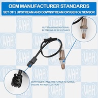 Kit 2 Sensores de Oxigênio O2 Honda Accord 2008-2012 e Acura TSX 2009-2013 (Upstream/Downstream) - imagem 5