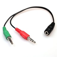 Adaptador P3 Fêmea para 2 P2 Macho: Conecte seu Headset com Qualidade 5+ - imagem 2