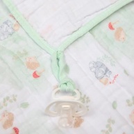 Papi Textil Paninho de Boca Soft Papi com Prendedor de Chupeta - 2 Unidades, Estampa Floresta - imagem 5