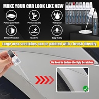 Tinta de Retoque para Carro Nissan - Pearl White Tricoat (QAB) - Kit Reparo de Arranhões com Caneta 2 em 1 - imagem 5