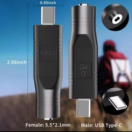 Adaptador USB-C para DC 5.5x2.1mm 20V/65W+ (2 Peças) - Starlink Mini e Power Bank - imagem 4