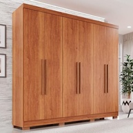 Guarda-Roupa Casal 6 Portas 2 Gavetas França Cinamomo - Organização e Estilo para Seu Quarto - imagem 2