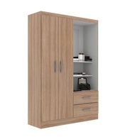 Guarda-Roupa Solteiro 2 Portas e 2 Gavetas Capelinha Evidencia – Organização e Estilo para Seu Quarto - imagem 5