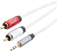 Cabo P2 para 2 RCA 3m Profissional - Som Impecável com Cobre OFC e Conectores Banhados a Ouro - imagem 3