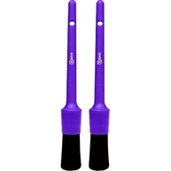 Kit 2 Pincéis Zacs Detalhamento Externo Automotivo - Cerdas Macias para Limpeza Profissional - imagem 2