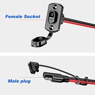 Kewig Chicote Conector Rápido SAE 12AWG 1m - Extensão Plugue Macho para Soquete Fêmea [2 Unidades] - imagem 4