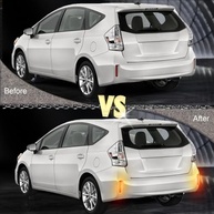 Kit 2 Luzes Refletoras LED Traseiras para Toyota Prius V e Scion tC - Segurança e Estilo Aprimorados - imagem 4
