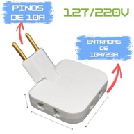 Adaptador de Tomada Universal para Viagem: Kit 2 em 1 com Múltipla Compacta e Plug Internacional Bivolt - imagem 5