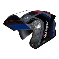 Capacete Norisk Force 2 Kore Azul Robocop com Viseira Transparente - Segurança e Estilo - imagem 2