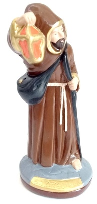 Imagem Escultura de São Longuinho em Gesso - 20 cm | Decoração Religiosa Elegante - imagem 1