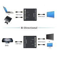 Chaveador HDMI 2.0 2x1 / 1x2 4K 60Hz: Conecte e Controle Seus Dispositivos com Facilidade! - imagem 5