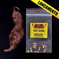 20 Sementes Bhut Jolokia Chocolate - imagem 3