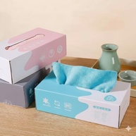 Kit 20 Panos de Microfibra 20x20cm com Caixa Dispenser | Alta Absorção, Lavável e Reutilizável - imagem 4