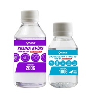 Resina Epóxi Clear 2.0 Baixa Viscosidade UV Kit 300g: Transparência Impecável e Brilho Duradouro - imagem 1