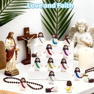 20 Mini Bonecos de Jesus - Estatuetas de Fé Coloridas para Esconder e Buscar, Presente Cristão para Escola Dominical e Decoração - imagem 3