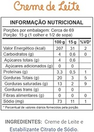 Creme De Leite Uht Leitíssimo 200g 20% De Gordura Kit 27 Un - imagem 3