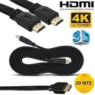 Cabo HDMI Gold 20 Metros 4K 3D Ultra HD 2.0 - Alta Velocidade e Imagem Imersiva - imagem 4