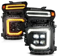 Faróis ANZO Z-Series LED Proj Preto para Chevy Silverado 2500/3500 (20-23) - Lado Passageiro - imagem 1