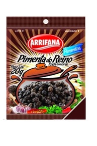 Arrifana Pimenta Do Reino Preta Em Grão 20 G - imagem 1