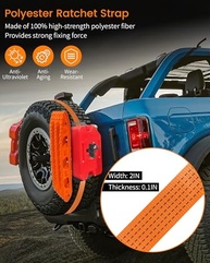 Krysolad EZ Rack Kit 2.0: Montagem Rápida e Segura para Pneu Sobressalente Off-Road - imagem 4