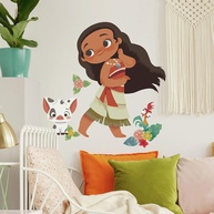 Decalques de Parede Disney Vintage Moana - 20 Peças Removíveis e Reutilizáveis - imagem 1