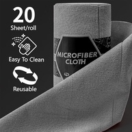 Pano de Limpeza de Microfibra - 20 Peças Ultra Absorventes e Reutilizáveis para Cozinha, Banheiro e Carro - imagem 4