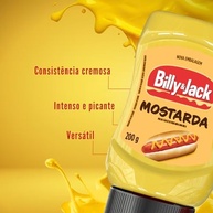 Billy & Jack, Mostarda, 200 Gramas - imagem 3