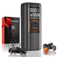 Compressor de Ar Portátil Digital 200 PSI: Inflador de Pneu Sem Fio com Luz LED e Desligamento Automático - imagem 2