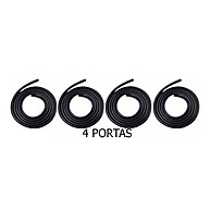 Vedação Fiesta Hatch: Kit Borrachas Portas (2002-2014) - imagem 2