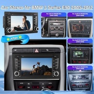 Central Multimídia Android 15 para Audi A4/S4/RS4 (2002-2008) e Seat Exeo: Carplay Sem Fio, Android Auto e Tela HD 7" com DSP 32 EQ - imagem 3