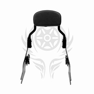 Sissybar Destacável Chop Style para Harley Sportster XL 883/1200 (2004-2020) - Preto Brilhante - imagem 3