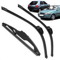 Kit 3 Palhetas Limpador Para-brisa Silicone Ford Fiesta 1996-2004 - Visão Clara e Segura - imagem 1