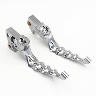 Alavanca de Embreagem e Freio CNC Crânio para Harley Sportster 883/1200 (2004-2015) - Cromo - imagem 3