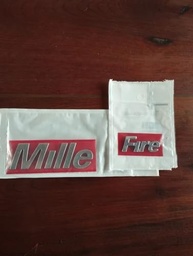 Emblema Letreiro Mille Fire Cromado Original Fiat Uno 2005-2013 - imagem 3