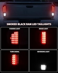 Luzes Traseiras LED Dodge Ram 1500/2500/3500 2002-2006: Upgrade Moderno e Seguro - imagem 3