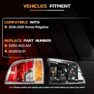 Lanterna Traseira Esquerda Honda Ridgeline 2006-2008 - Qualidade e Segurança Garantidas - imagem 3